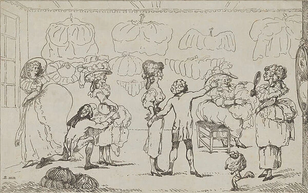 The Bum Shop, July 11, 1785. Creator: Attributed to R. Rushworth