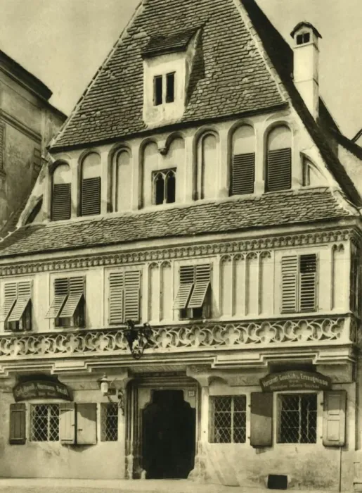 Framed Print : The Bummerlhaus, Steyr an der Enns, Upper Austria, c1935. Creator: Unknown Framed Print : The Bummerlhaus, Steyr an der Enns, Upper Austria, c1935. Creator: Unknown