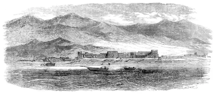 Framed Print : Bunder Deelum, in the Persian Gulf, 1857. Creator: Unknown Framed Print : Bunder Deelum, in the Persian Gulf, 1857. Creator: Unknown