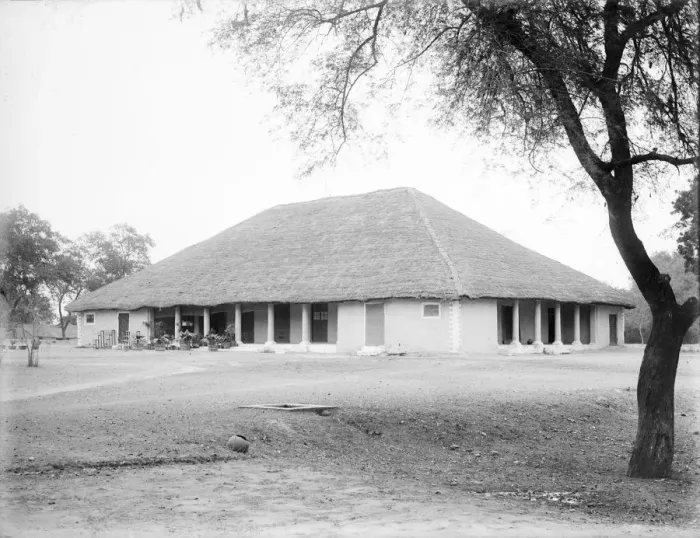 Framed Print : Bungalow in Fatehgarh, India, 1902. Creator: Kirk & Sons of Cowes Framed Print : Bungalow in Fatehgarh, India, 1902. Creator: Kirk & Sons of Cowes