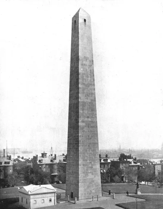 Framed Print : Bunker Hill Monument, Charlestown, Massachusetts, USA, c1900. Creator: Unknown Framed Print : Bunker Hill Monument, Charlestown, Massachusetts, USA, c1900. Creator: Unknown