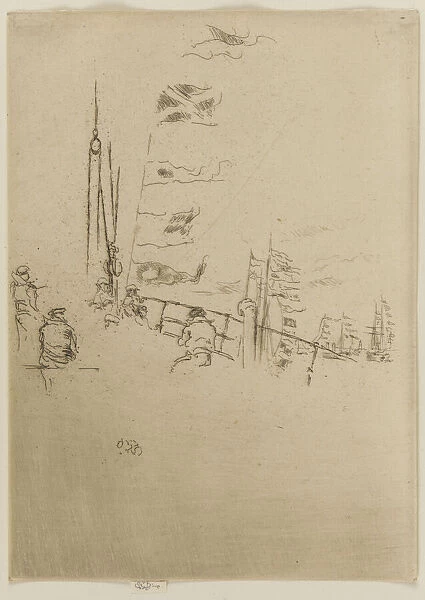 Bunting, 1887. Creator: James Abbott McNeill Whistler