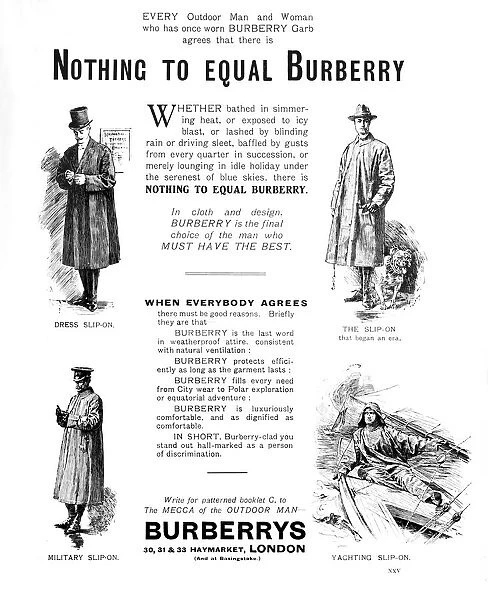 Burberry s, 1909