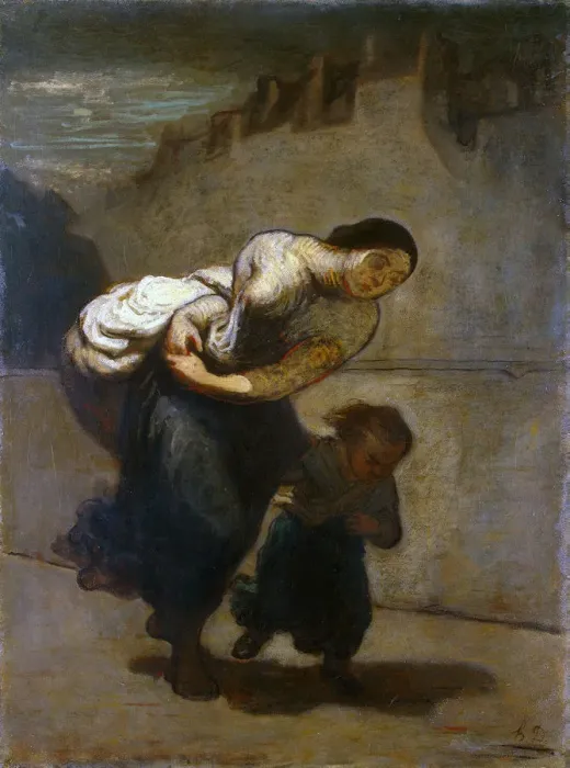 Framed Print : The Burden, 1850-1852 Framed Print : The Burden, 1850-1852