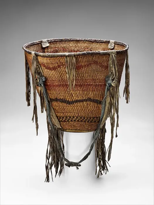 Framed Print : Burden basket, 1880-1910. Creator: Unknown Framed Print : Burden basket, 1880-1910. Creator: Unknown