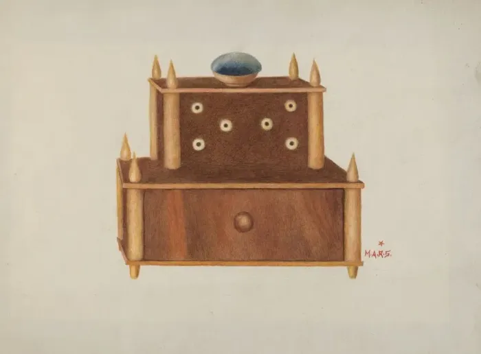Framed Print : Bureau, 1935  /  1942. Creator: Margaret Stottlemeyer