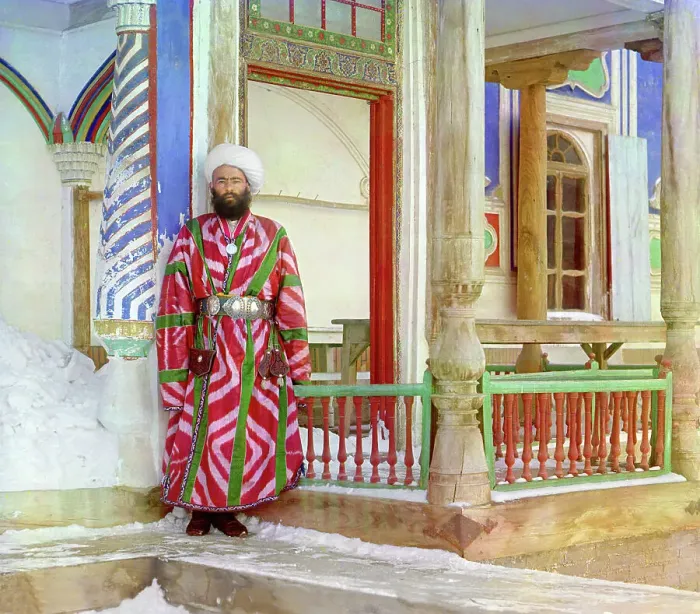 Framed Print : Bureaucrat, Bukhara, between 1905 and 1915. Creator: Sergey Mikhaylovich Prokudin-Gorsky Framed Print : Bureaucrat, Bukhara, between 1905 and 1915. Creator: Sergey Mikhaylovich Prokudin-Gorsky