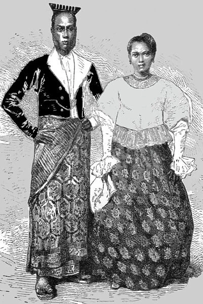 'Burghers'of Ceylon;Four Months in Ceylon, 1875. Creator: Unknown