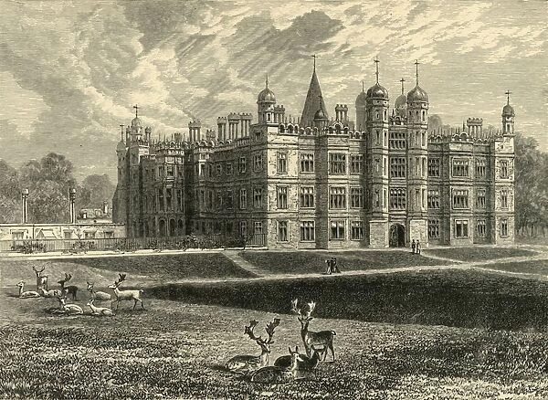 Front of Burghley House, 1898. Creator: Unknown