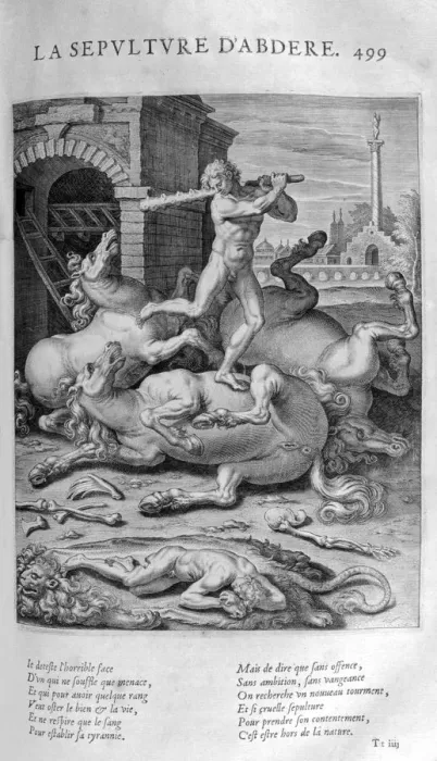 Framed Print : The Burial of Abdere, 1615. Artist: Leonard Gaultier Framed Print : The Burial of Abdere, 1615. Artist: Leonard Gaultier