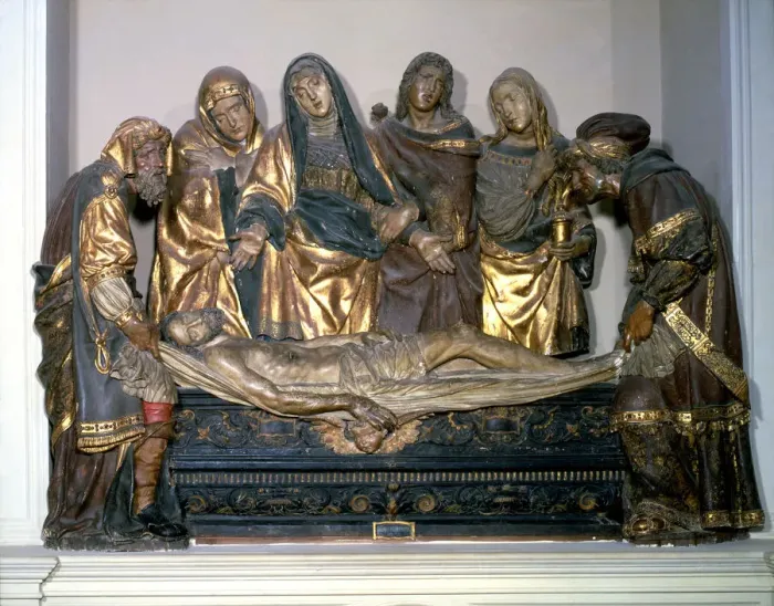 Framed Print : Burial of Christ, sculptural group from the Convent of San Jeronimo of Granada Framed Print : Burial of Christ, sculptural group from the Convent of San Jeronimo of Granada