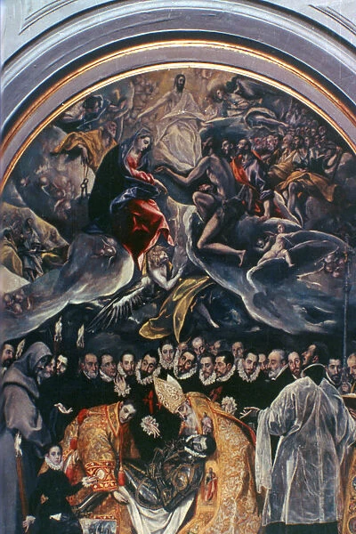 The Burial of Count Orgaz (detail), 1586-1588. Artist: El Greco