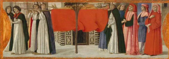 Framed Print : The Burial of Saint Zenobius, ca. 1479. Creator: Davide Ghirlandaio Framed Print : The Burial of Saint Zenobius, ca. 1479. Creator: Davide Ghirlandaio