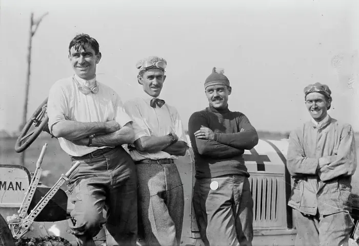 Framed Print : Burman, Disbrow, Tower, Grenon, between c1910 and c1915. Creator: Bain News Service Framed Print : Burman, Disbrow, Tower, Grenon, between c1910 and c1915. Creator: Bain News Service