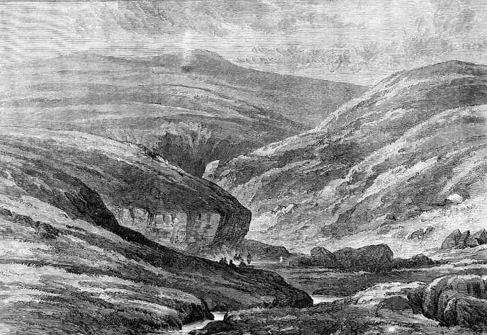 Framed Print : The Burn of the Vat, near Ballater, Deeside, 1871. Creator: Unknown Framed Print : The Burn of the Vat, near Ballater, Deeside, 1871. Creator: Unknown