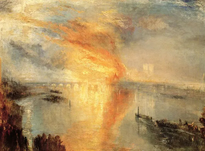 Framed Print : The Burning of the Houses of Parliament, 1834 Framed Print : The Burning of the Houses of Parliament, 1834