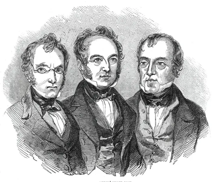Framed Print : Burns three sons, 1844. Creator: Unknown Framed Print : Burns three sons, 1844. Creator: Unknown