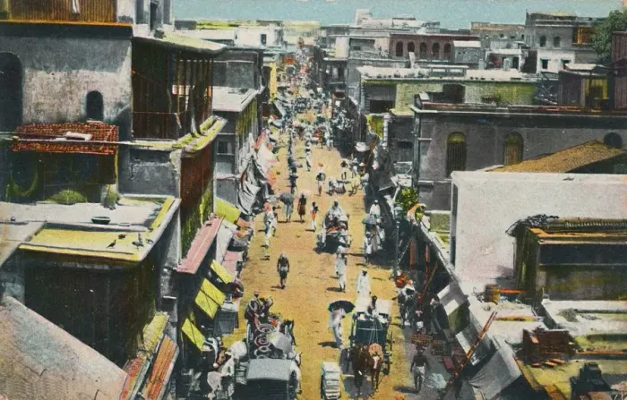 Framed Print : Burra Bazar, Calcutta, 1905. Creator: Unknown