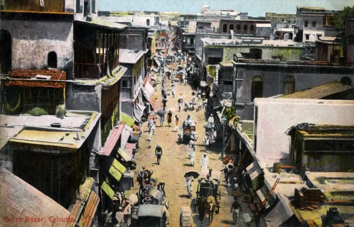 Framed Print : Burra Bazar, Calcutta, India, early 20th century Framed Print : Burra Bazar, Calcutta, India, early 20th century