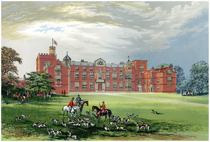 Framed Print : Burton Constable, Yorkshire, home of Baronet Constable, c1880 Framed Print : Burton Constable, Yorkshire, home of Baronet Constable, c1880