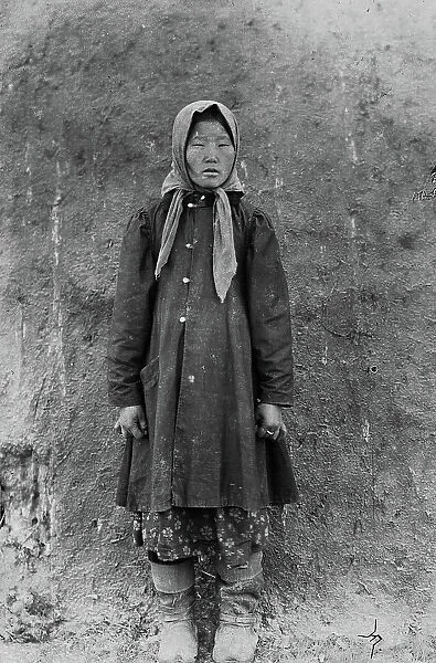 Buryat girl, late 19th cent - early 20th cent. Creator: I Popov