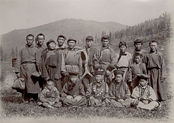 Buryats of the Baikal region, 1900. Creators: I. A. Podgorbunskii, V. I. Podgorbunskii
