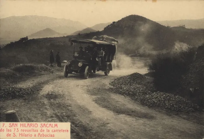 Framed Print : Bus passenger line, running through the road from Sant Hilari Sacalm to Arbucies Framed Print : Bus passenger line, running through the road from Sant Hilari Sacalm to Arbucies