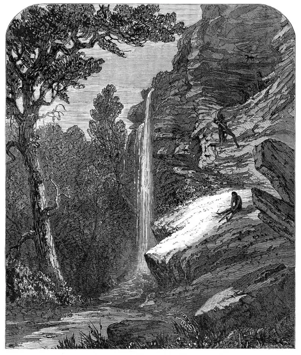 Framed Print : Bushman's Cave, Eland Berg, Kat River, South Africa, 1869. Creator: Unknown Framed Print : Bushman's Cave, Eland Berg, Kat River, South Africa, 1869. Creator: Unknown