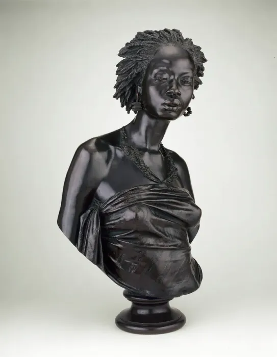 Framed Print : Bust of an African Woman, 1851. Creator: Charles-Henri-Joseph Cordier Framed Print : Bust of an African Woman, 1851. Creator: Charles-Henri-Joseph Cordier