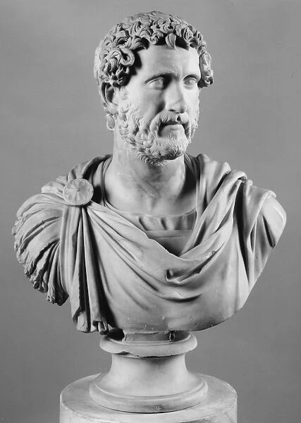 Bust of Antoninus Pius, Mid 2nd cen. AD. Creator: Art of Ancient Rome, Classical sculpture