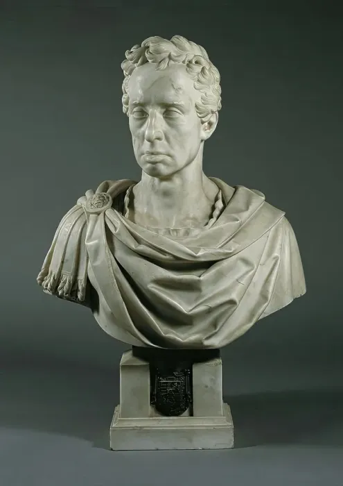 Framed Print : Bust of Archduke Karl, 1842. Creator: Josef Klieber Framed Print : Bust of Archduke Karl, 1842. Creator: Josef Klieber