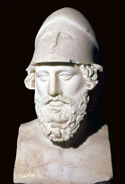 Bust of the Athenian statesman Pericles, 5th century BC