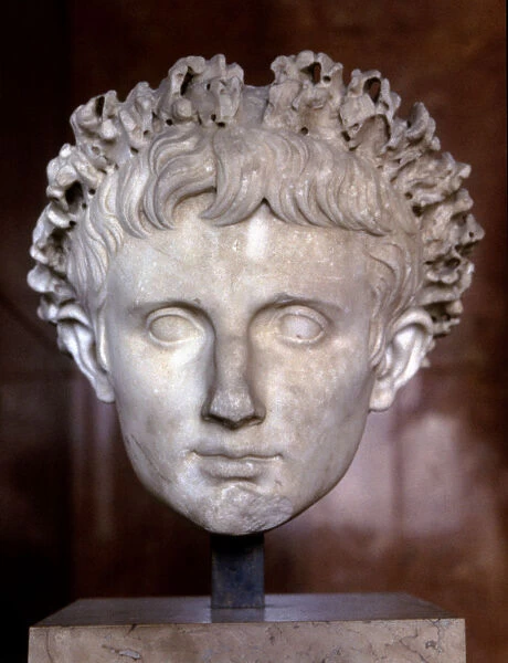 Bust of Augustus (Gaius Julius Caesar Octavian) (63 a. C. - 14 d. c. Roman Emperor