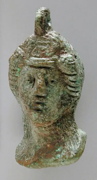Framed Print : Bust Figurine, Probably Roman Period (30 BCE-300 CE). Creator: Unknown Framed Print : Bust Figurine, Probably Roman Period (30 BCE-300 CE). Creator: Unknown