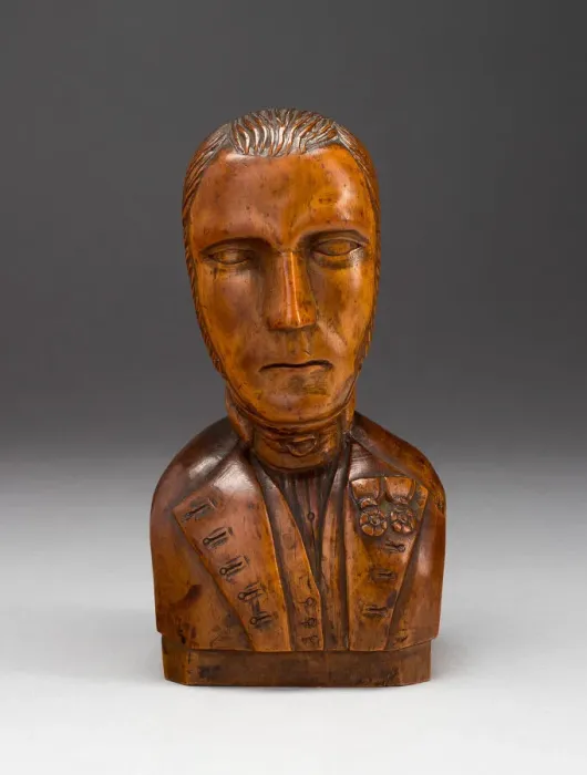 Framed Print : Bust of a Gentleman, c. 1850. Creator: Unknown Framed Print : Bust of a Gentleman, c. 1850. Creator: Unknown