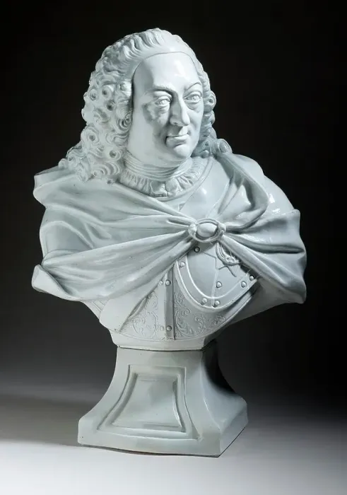 Framed Print : Bust of George II, c.1757-60. Creator: Unknown