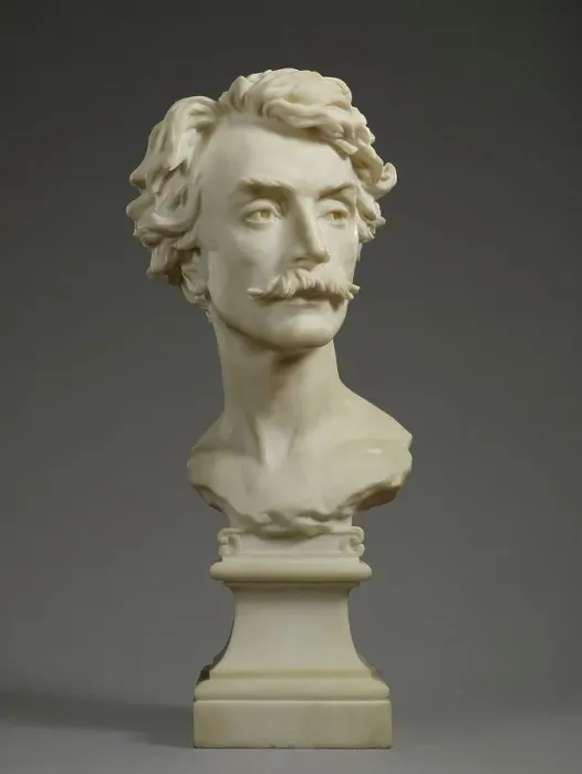 Framed Print : Bust of Jean Leon Gerome (1824-1904), 1872-1873. Creator: Jean-Baptiste Carpeaux Framed Print : Bust of Jean Leon Gerome (1824-1904), 1872-1873. Creator: Jean-Baptiste Carpeaux