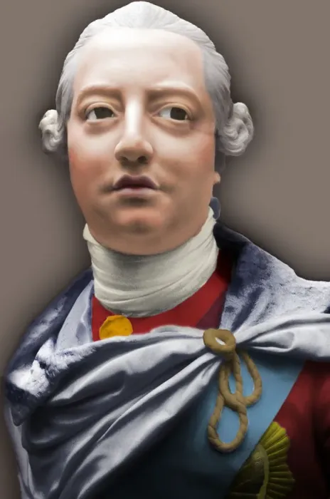 Framed Print : Bust of King George III of England, 1767. Artist: John Nost Framed Print : Bust of King George III of England, 1767. Artist: John Nost