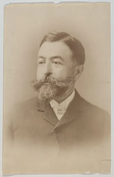 Framed Print : Bust-length Portrait of Thomas Nast, ca. 1888. ca. 1888. Creator: Unknown Framed Print : Bust-length Portrait of Thomas Nast, ca. 1888. ca. 1888. Creator: Unknown