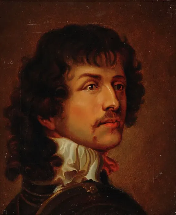 Framed Print : Bust of a man, copy after van Dyck?, 1861. Creator: Karl Emanuel Jansson Framed Print : Bust of a man, copy after van Dyck?, 1861. Creator: Karl Emanuel Jansson