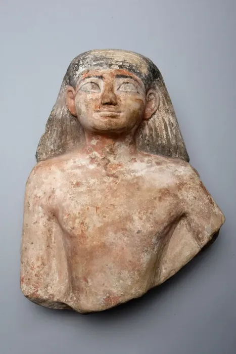 Framed Print : Bust of a Man, Egypt, New Kingdom, Dynasty 18 (about 1550-1295 BCE). Creator: Unknown Framed Print : Bust of a Man, Egypt, New Kingdom, Dynasty 18 (about 1550-1295 BCE). Creator: Unknown