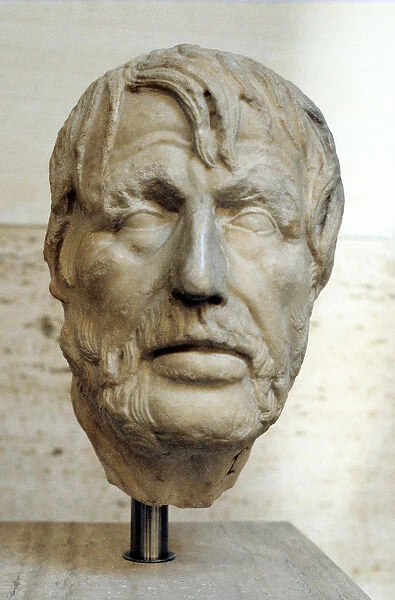 Bust of Marcus Annaeus Seneca, the Elder (c55 BC-40 AD), Roman Rhetorician, c1st century