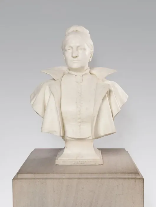 Framed Print : Bust of Mary Harris Thompson, M. D. 1902. Creator: Daniel Chester French Framed Print : Bust of Mary Harris Thompson, M. D. 1902. Creator: Daniel Chester French