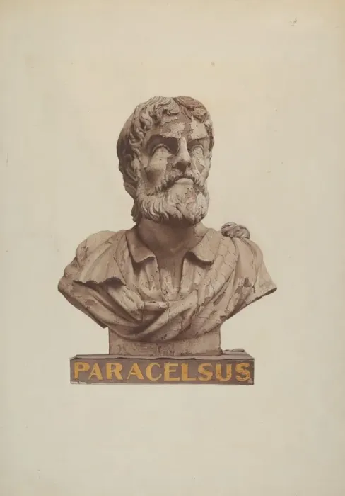 Framed Print : Bust of Paracelsus, c. 1938. Creator: Joseph Goldberg Framed Print : Bust of Paracelsus, c. 1938. Creator: Joseph Goldberg