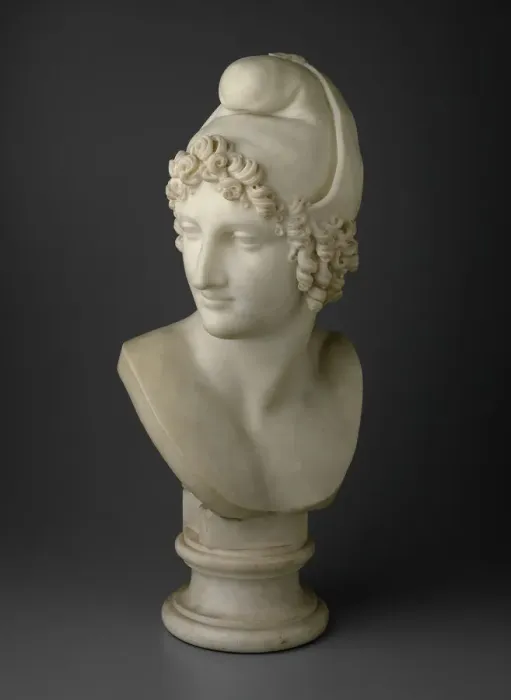 Framed Print : Bust of Paris, 1809. Creator: Antonio Canova