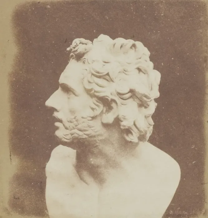 Framed Print : Bust of Patroclus, August 9, 1843. Creator: William Henry Fox Talbot Framed Print : Bust of Patroclus, August 9, 1843. Creator: William Henry Fox Talbot