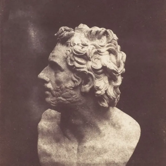 Framed Print : Bust of Patroclus, August 9, 1843. Creator: William Henry Fox Talbot Framed Print : Bust of Patroclus, August 9, 1843. Creator: William Henry Fox Talbot