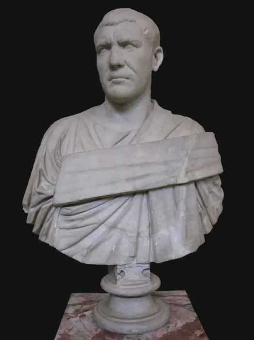 Framed Print : Bust of Philip the Arab, 3rd cen. AD. Artist: Art of Ancient Rome, Classical sculpture Framed Print : Bust of Philip the Arab, 3rd cen. AD. Artist: Art of Ancient Rome, Classical sculpture