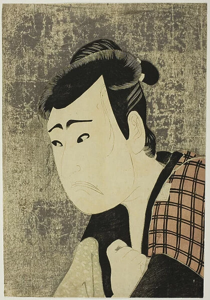Bust Portrait of the Actor Ichikawa Yaozo III as Tanabe Bunzo in the play Hana-ayame