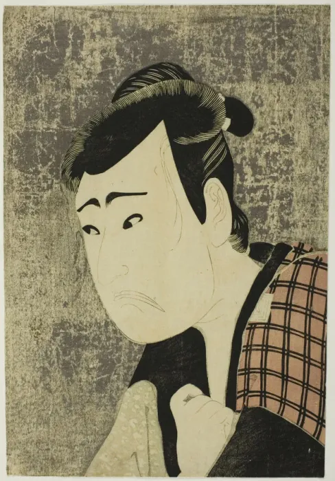 Framed Print : Bust Portrait of the Actor Ichikawa Yaozo III as Tanabe Bunzo in the play Hana-ayame Framed Print : Bust Portrait of the Actor Ichikawa Yaozo III as Tanabe Bunzo in the play Hana-ayame